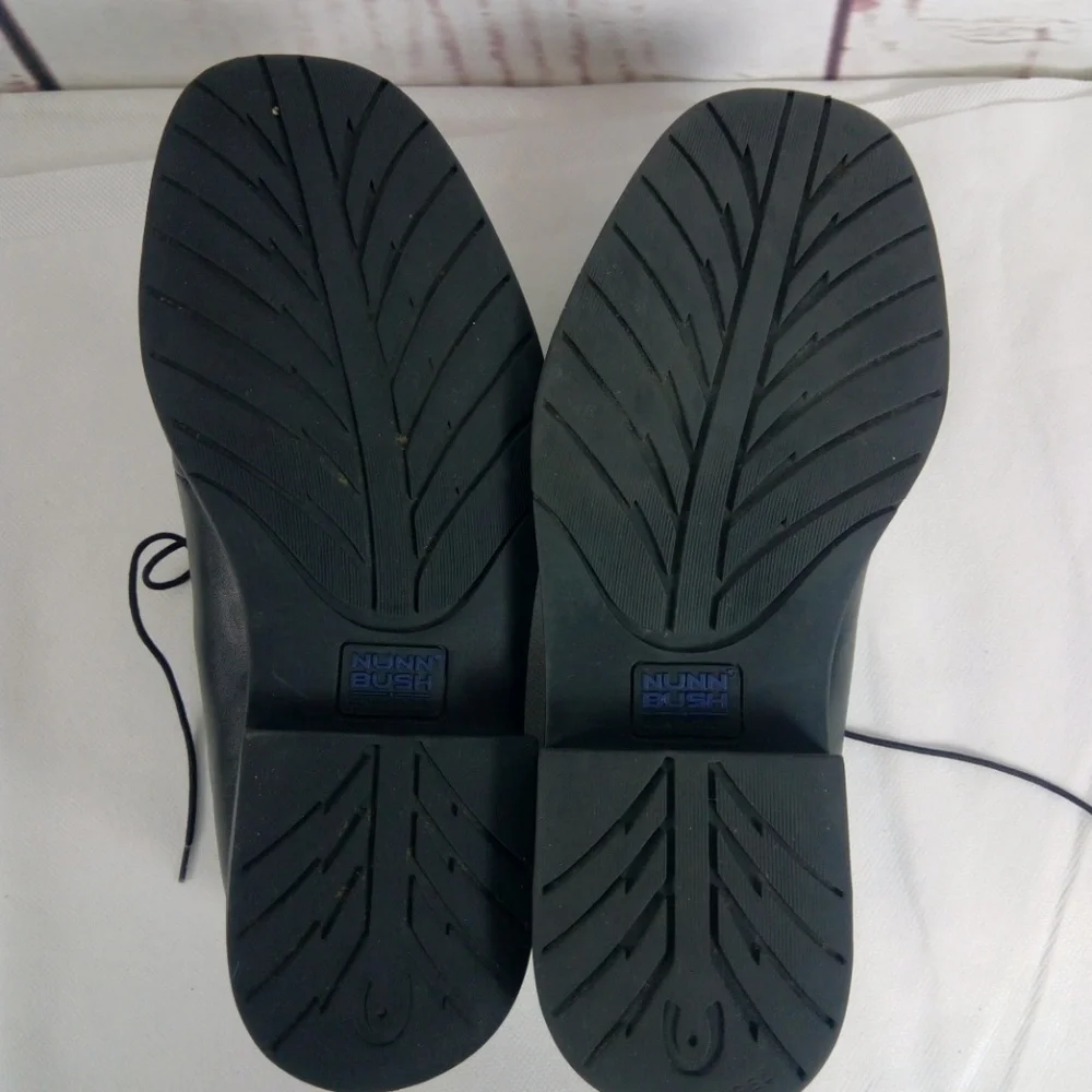 Nunn Bush Black Leather Shoes Men's 8.5M